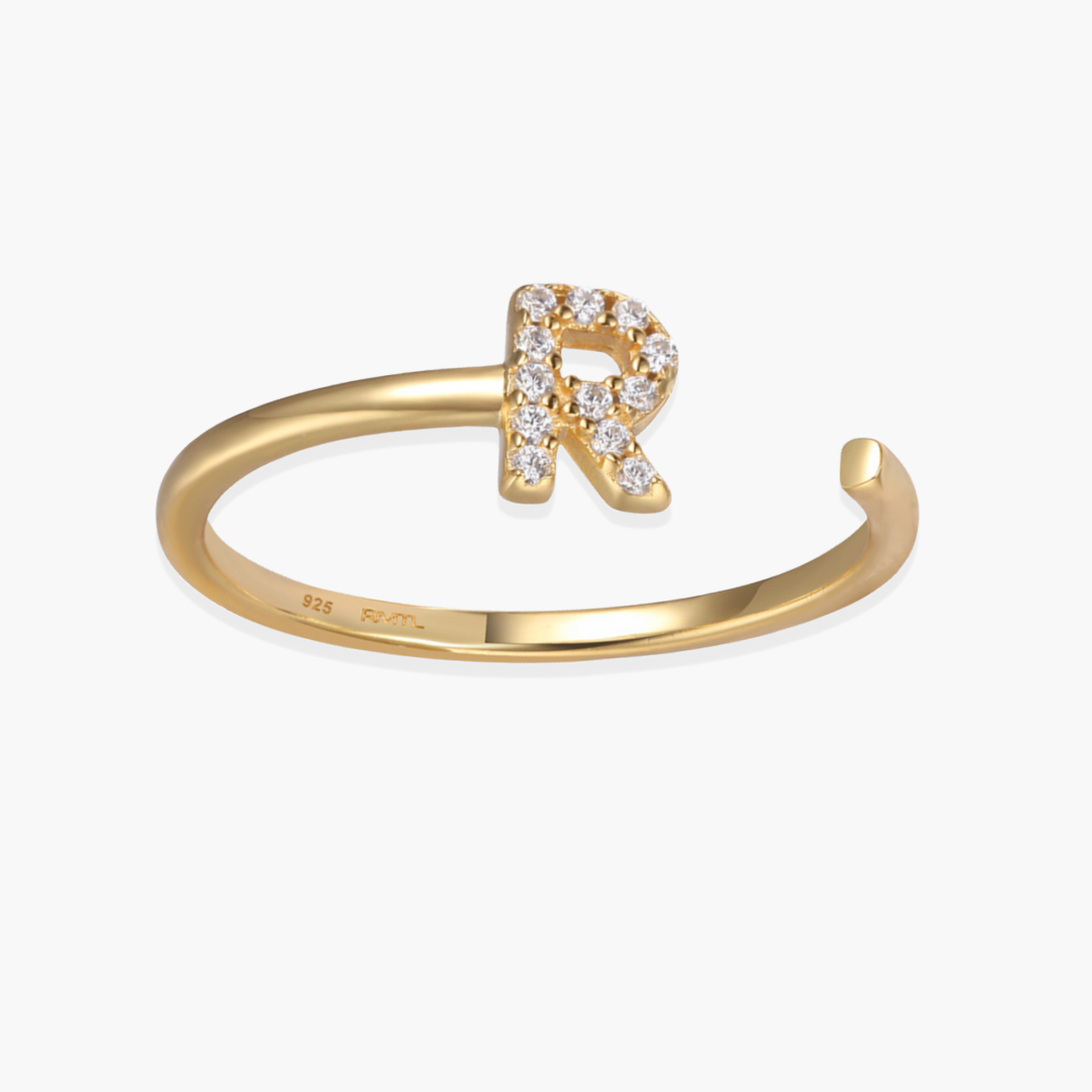 Initial Luxe Ring