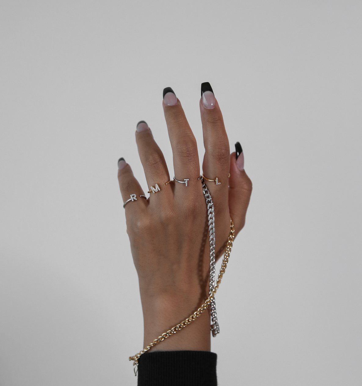 Initial Luxe Ring