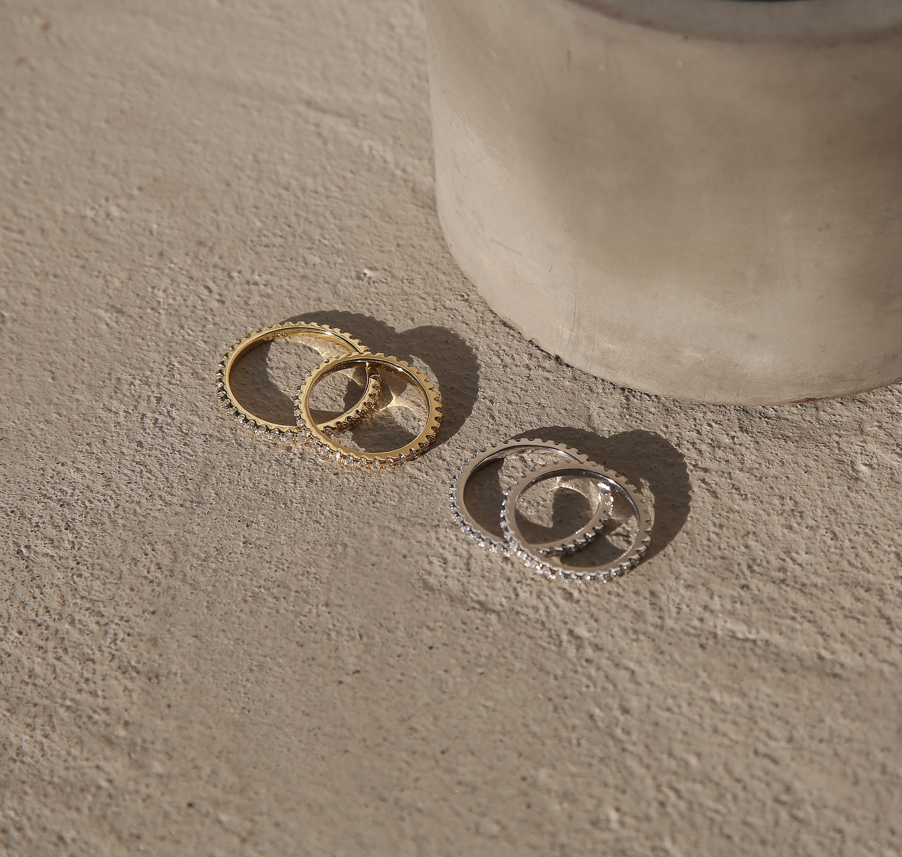 トリートメント rrj Suzy Levian Sterling Silver Cubic Zirconia Floral Eternity