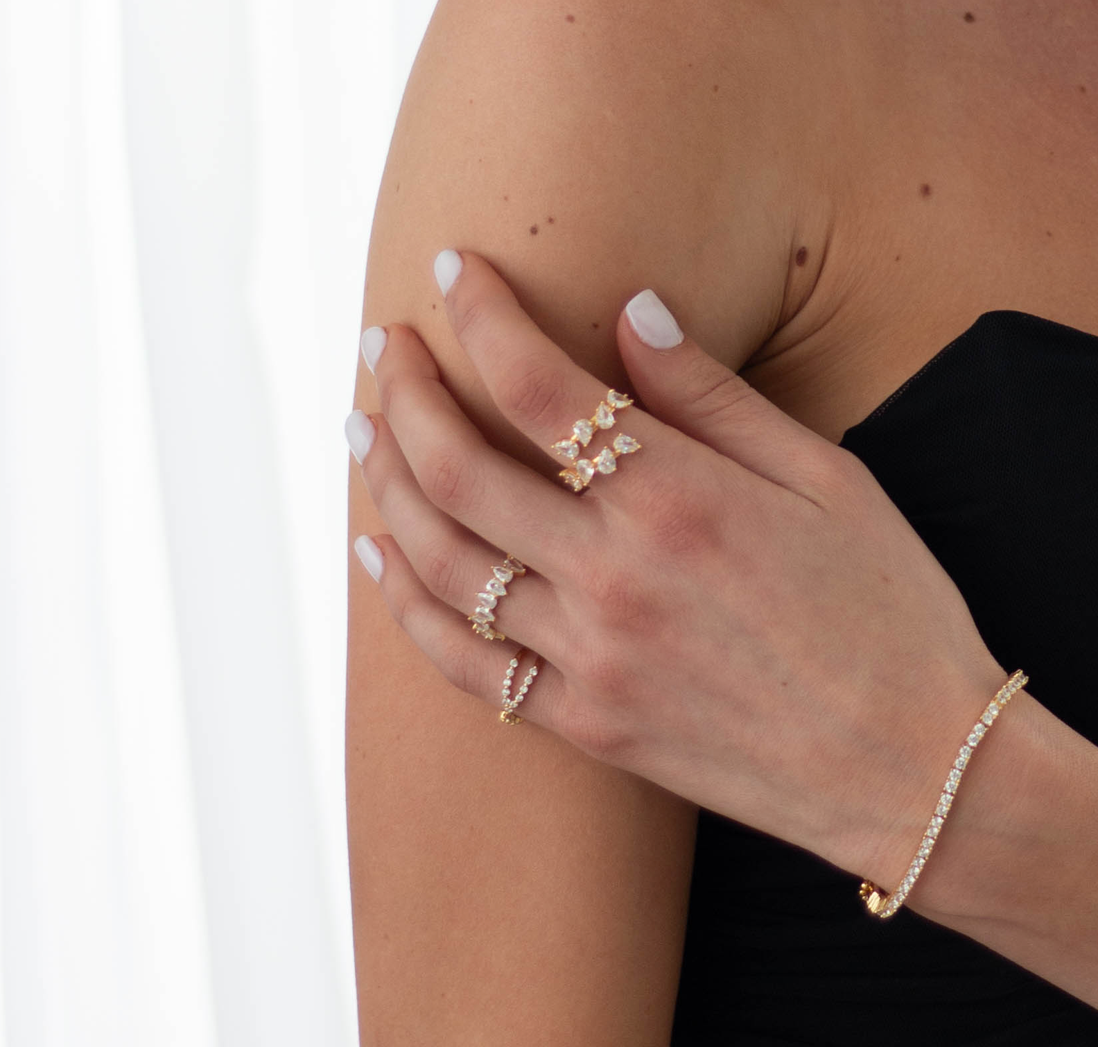 Goldie Tennis Bracelet